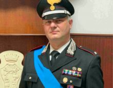 Il sottotenente Massimo Ienco alla guida della Sezione Radiomobile dei carabinieri di Latina